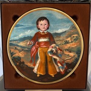 “Miguel" by Sanchez 10” Plate, Children of Mexico series, Pickard China No. 4021
